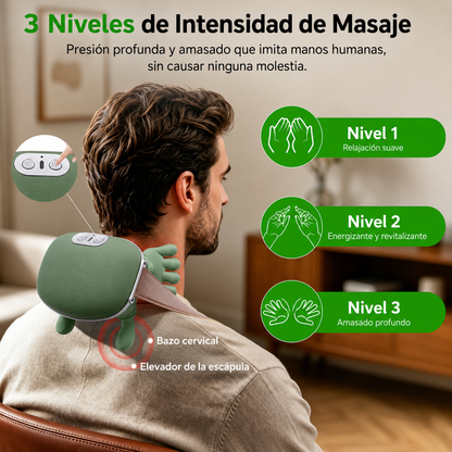 Masajeador 3D con Calor Terapéutico para Alivio Muscular